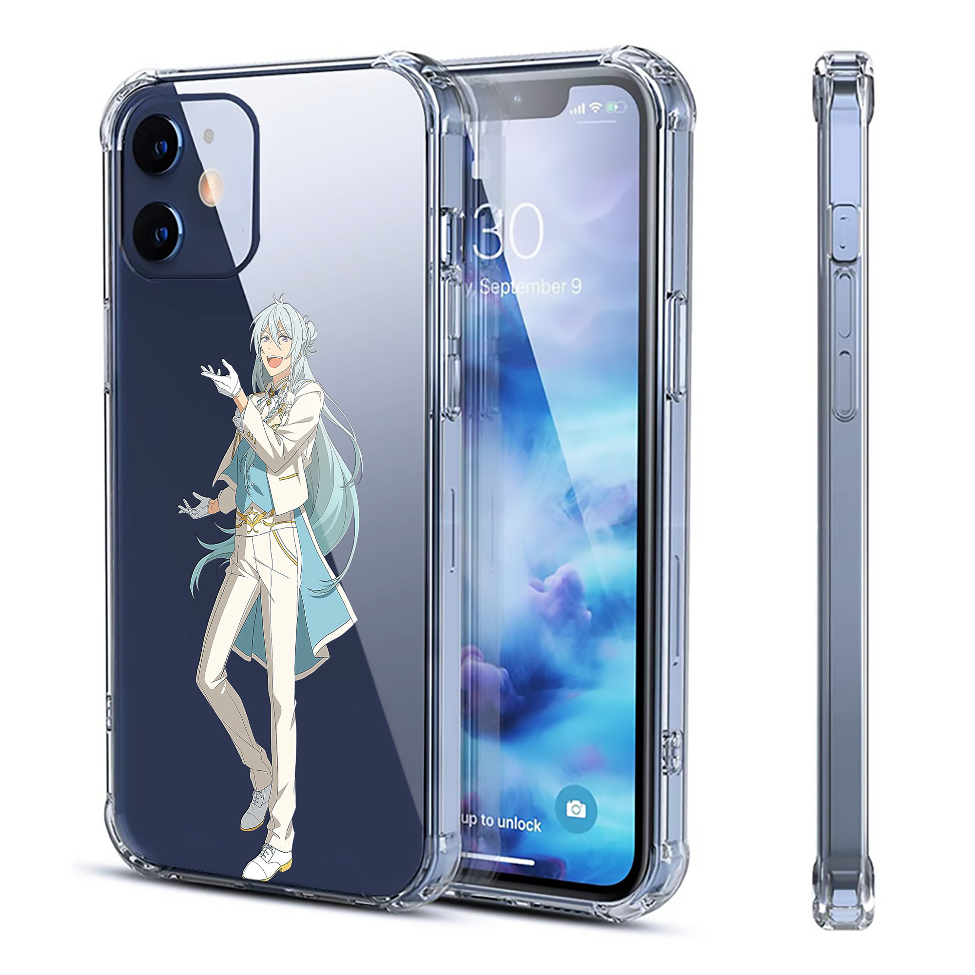 （画像用） あんさんぶるスターズ! Ensemble Stars 【iPhone 12シリーズ対応】透明スマホケース（クリアソフトケース）